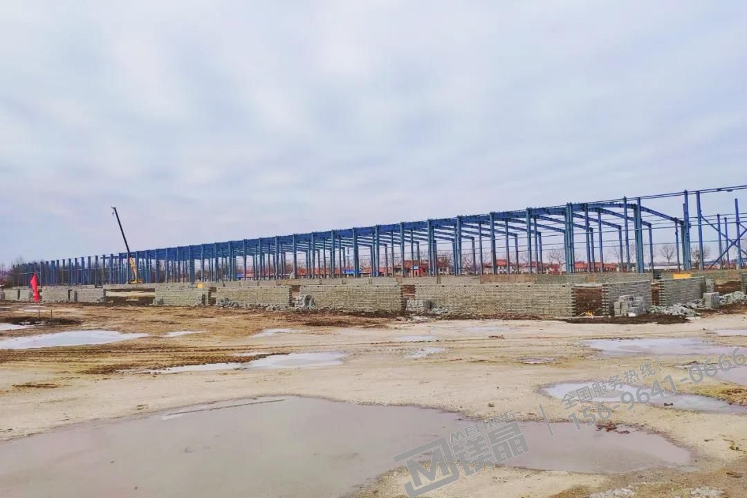 遼寧鎂晶板生產基地火熱建設中 遼寧鎂晶板生產基地火熱建設中