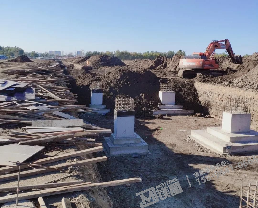 遼寧鎂晶板生產基地火熱建設中