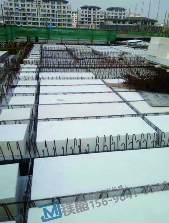 西南設計院天府新區辦公樓 鎂晶板應用方向：空心模盒